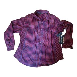 Riders by Lee: Collard Button-Up Long Sleeve Shirt | NWT!!